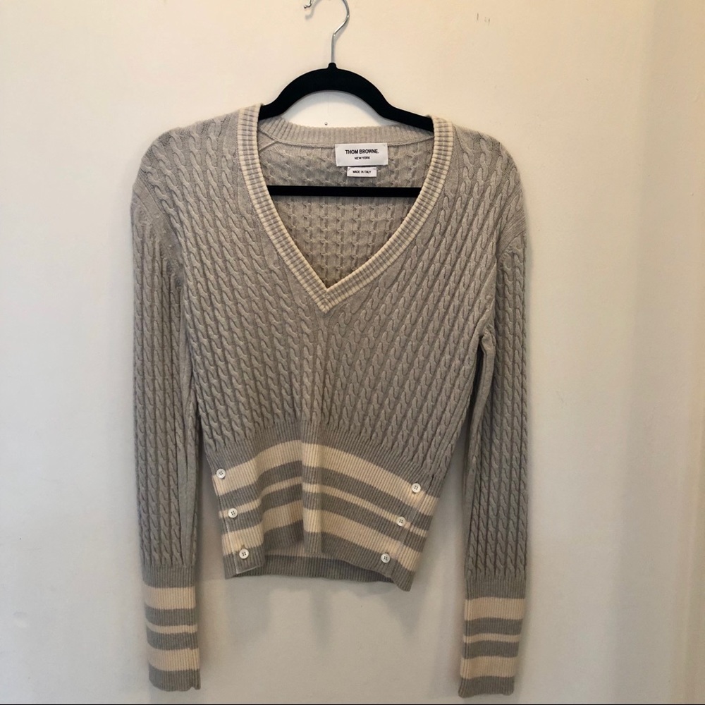 Thom Browne Authentic Cashmere Sweater